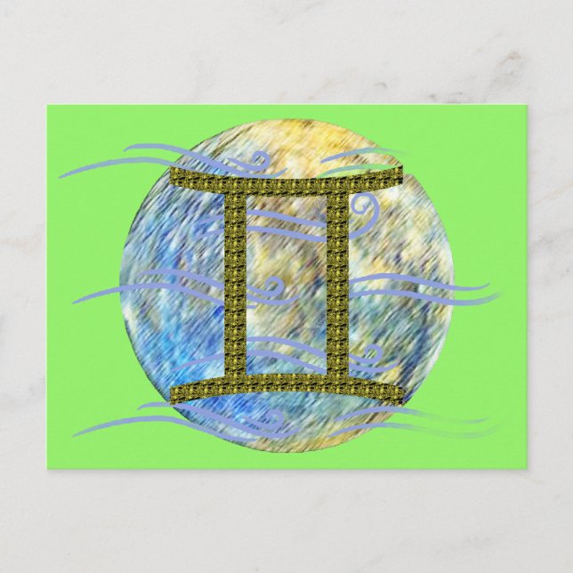 Gemini Postkarte (Vorderseite)