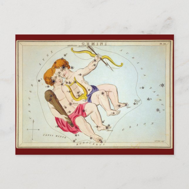 Gemini Postkarte (Vorderseite)