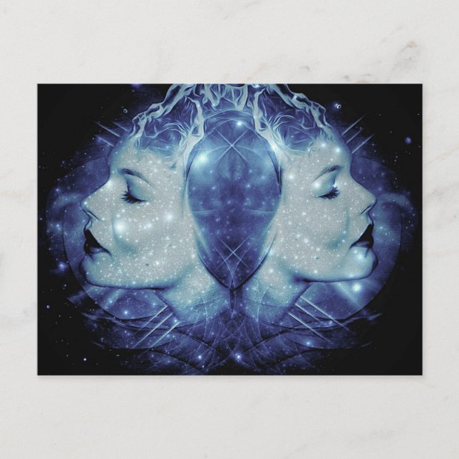 Gemini Postkarte (Vorderseite)