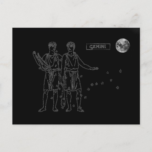 Gemini Postkarte (Vorderseite)