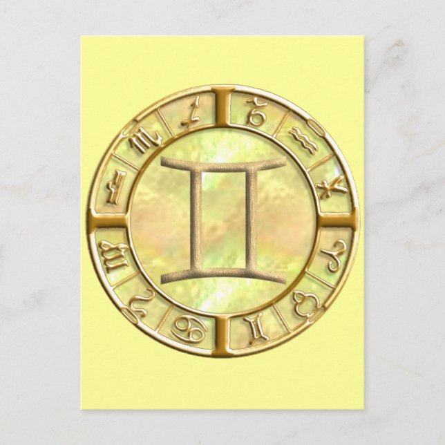 Gemini Postkarte (Vorderseite)