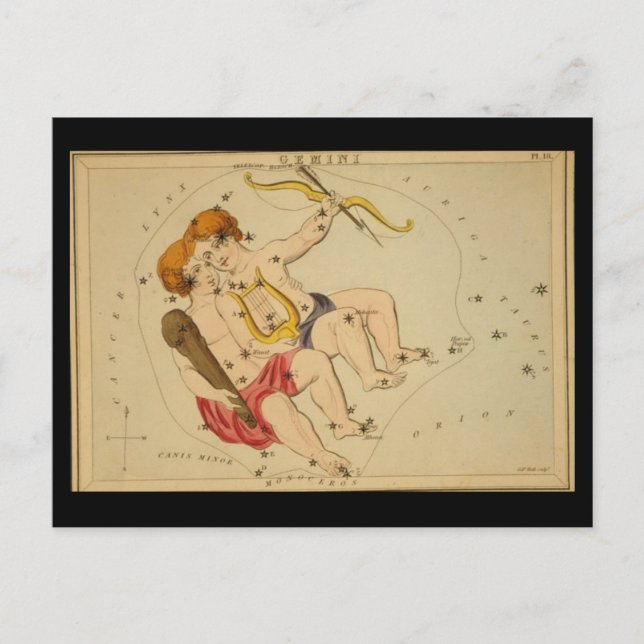 Gemini Postkarte (Vorderseite)