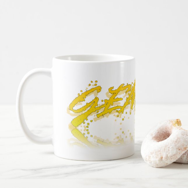 Gemini Reflektion Kaffeetasse (Mit Donut)