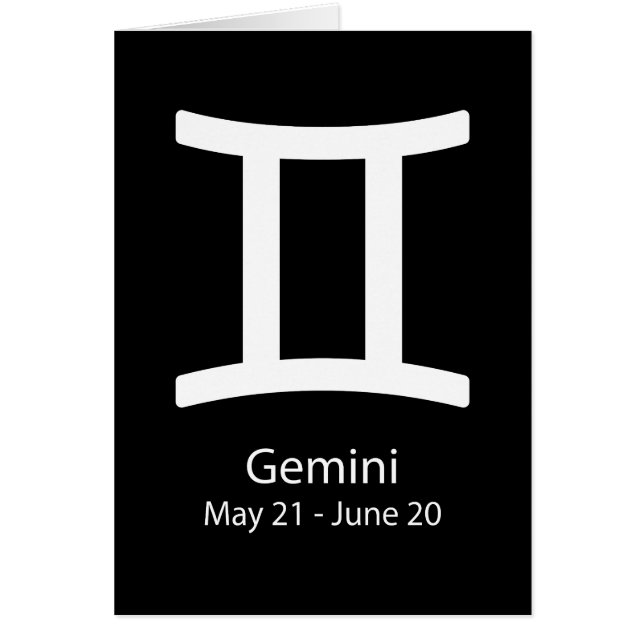 Gemini signe Zodiaque Astrologie (Devant)