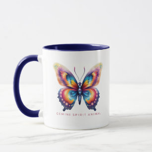Gemini Spirit Animal Butterfly Alebrije Tasse