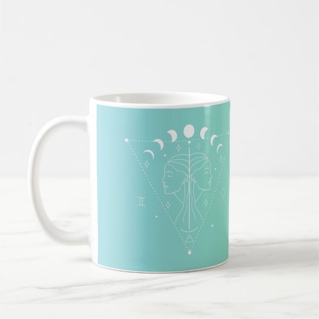 Gemini-Sternzeichen Kaffeetasse (Links)