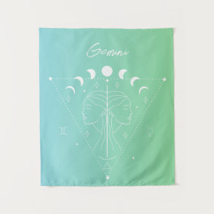 Gemini-Sternzeichen Wandteppich