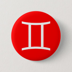 Gemini Symbol Button