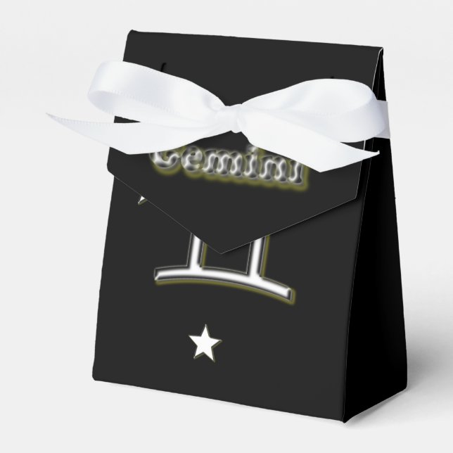 Gemini-Symbol Geschenkschachtel (Vorderseite)