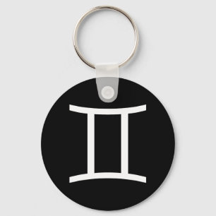 Gemini Symbol Schlüsselanhänger