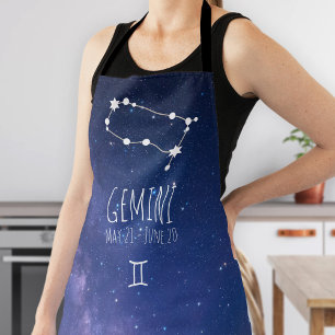 Gemini Tablier de constellation Zodiaque personn