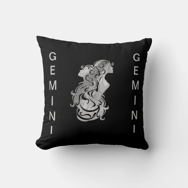 Gemini Twins Zodiac June Horoscope Kissen (Vorderseite)