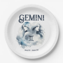 Gemini Twins Zodiac ThemenGeburtstagsparty Pappteller
