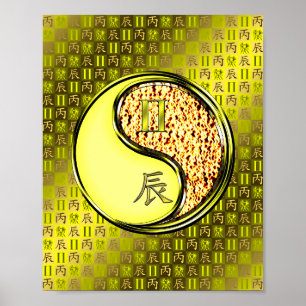 Gemini und Feuerdrache Poster