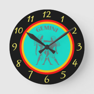 Gemini Wall Clock Runde Wanduhr