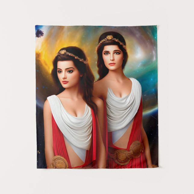 Gemini Wandteppich (Vorderseite)