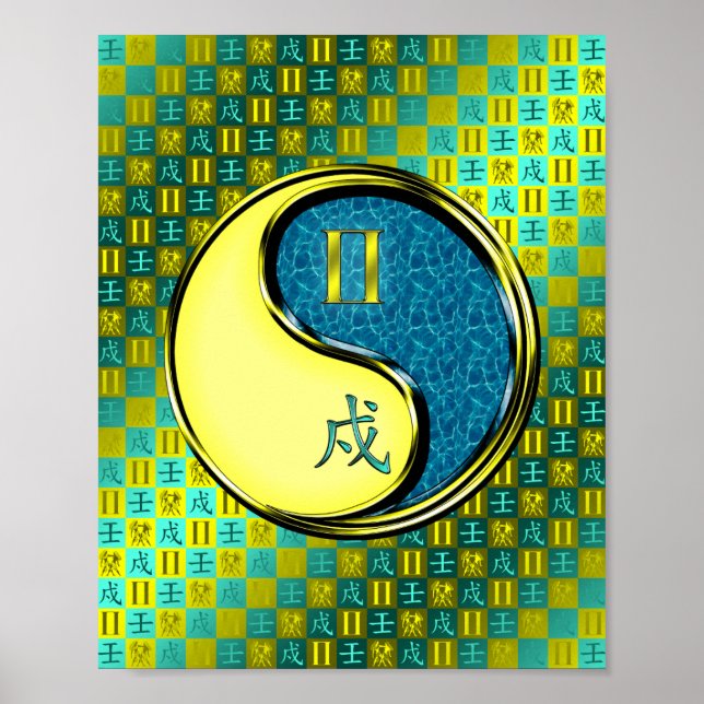 Gemini & Water Dog Poster (Vorne)