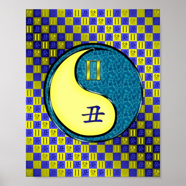 Gemini & Water Ox Poster (Vorne)