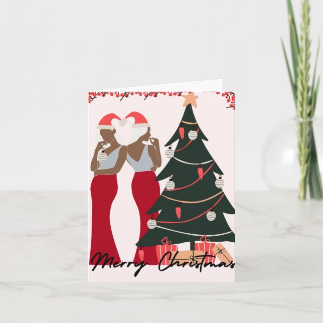 Gemini Weihnachtskarte Karte (Vorderseite)