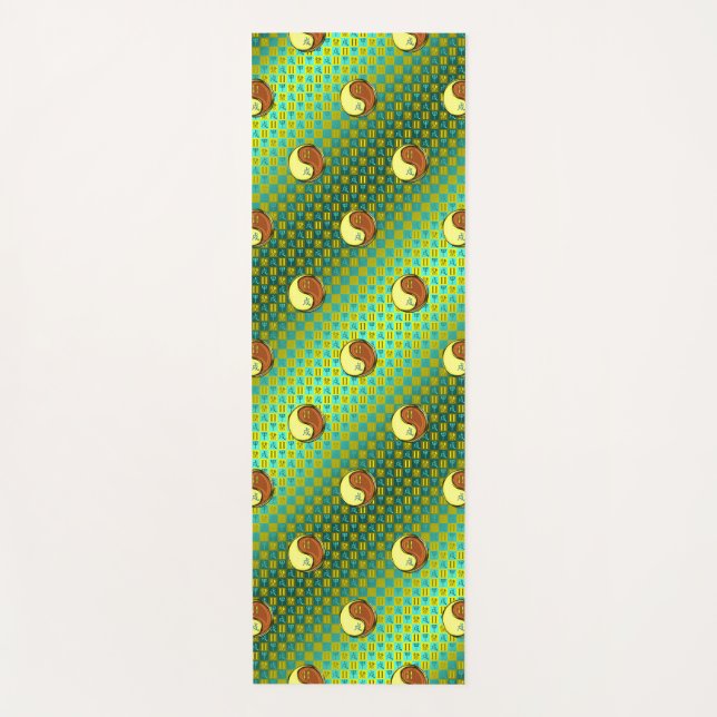 Gemini & Wood Dog Yogamatte (Vorderseite)