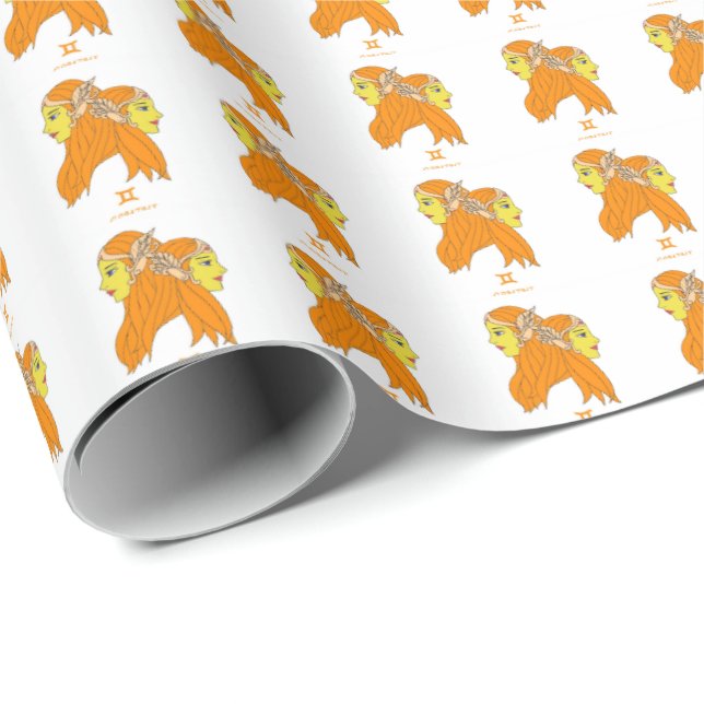 Gemini-Wrapping-Papier Geschenkpapier (Rolleneckpunkt)