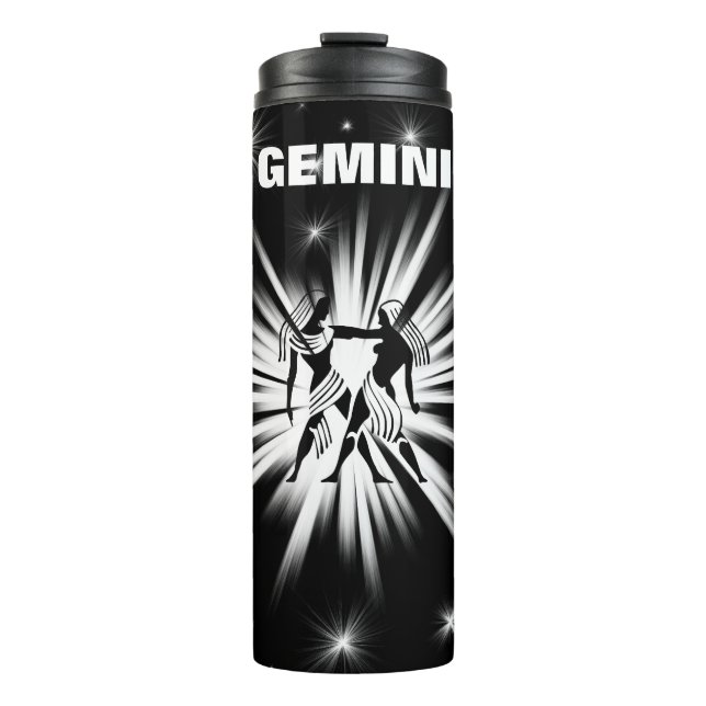 Gemini-Zeichen Thermosbecher (Vorderseite)