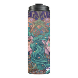 Gemini Zodiac Astrologisch Thermosbecher