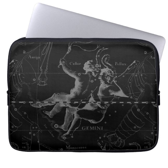Gemini Zodiac Constellation Hevelius 1690 Laptopschutzhülle (Vorderseite)