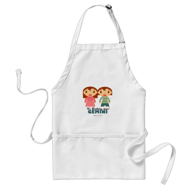 Gemini Zodiac für Kinder Schürze (Vorne)