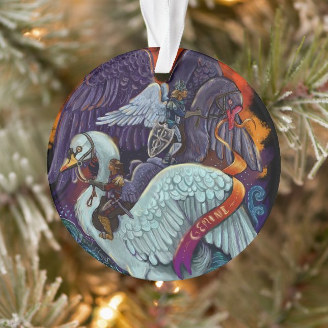 Gemini~zodiac Ornament (Baum)