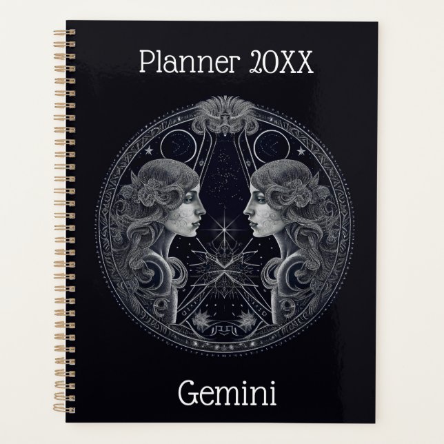 Gemini Zodiac Planer (Vorderseite)