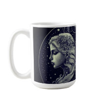 Gemini zodiac schwarz und gold