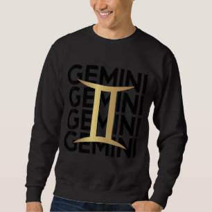 Gemini Zodiac Sign Astrologie Symbol Horoskop Sweatshirt