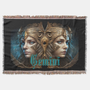 Gemini Zodiac Sign Decke