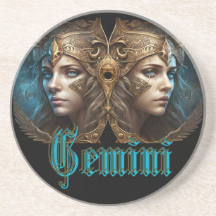 Gemini Zodiac Sign Getränkeuntersetzer
