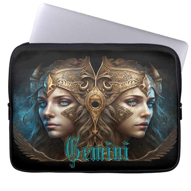 Gemini Zodiac Sign Laptopschutzhülle (Vorderseite)
