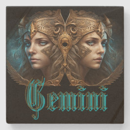 Gemini Zodiac Sign Steinuntersetzer