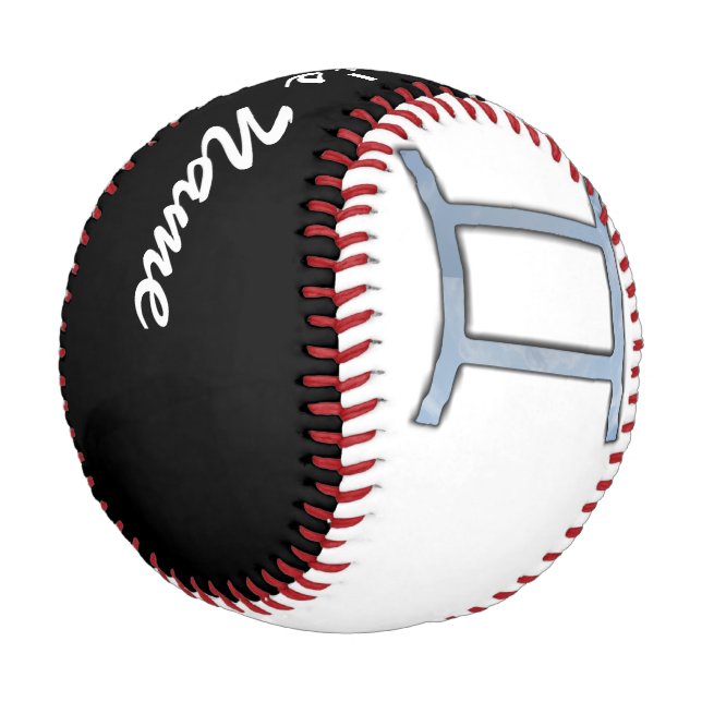 Gemini Zodiac Symbol Element von Kenneth Yoncich Baseball (Schrägansicht)