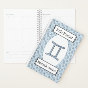 Gemini Zodiac Symbol Element von Kenneth Yoncich Planer