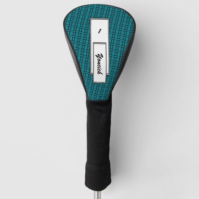 Gemini Zodiac Symbol Standard von Kenneth Yoncich Golf Headcover (Vorderseite)