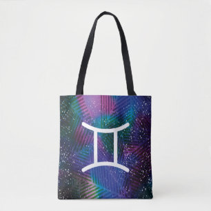Gemini Zodiac Tote Bag Tasche