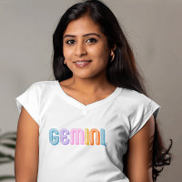 Gemini zodiac Zeichen modern weiß