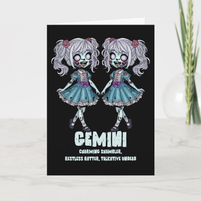 Gemini Zombies Karte (Vorderseite)