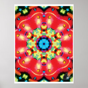 Gemis Kinetic Collage Kaleidoscope Poster