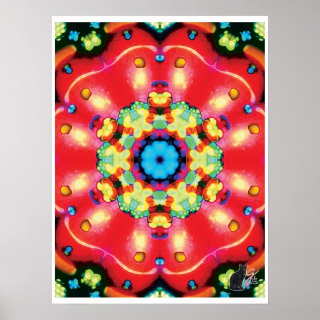 Gemis Kinetic Collage Kaleidoscope Poster (Vorne)