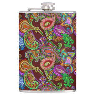 Gemisch-Paisley-Flasche Flachmann