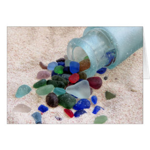 Gemische in einer Flasche - Meerglas