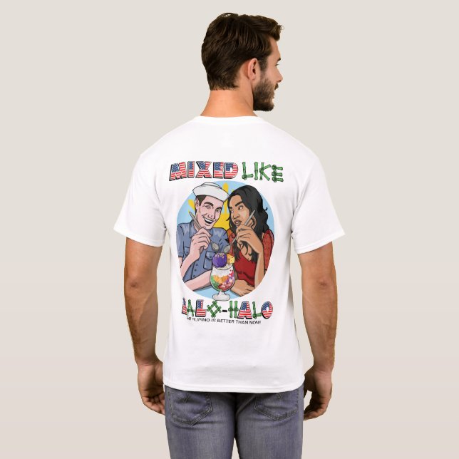 Gemischt wie Halo-Halo-T - Shirt (Schwarz voll)