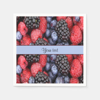 Gemischte Berries Serviette