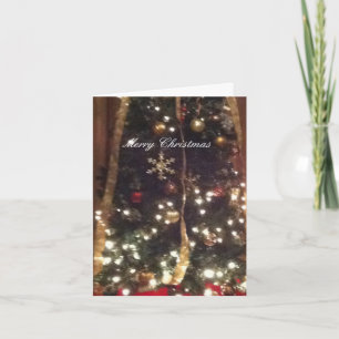 Gemischte Familien-Weihnachtskarte Feiertagskarte